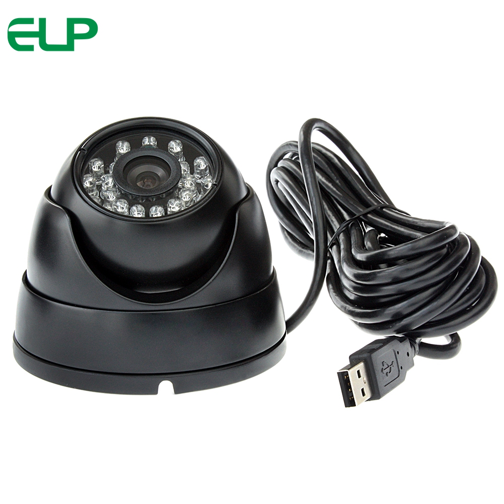 ELP Outdoor Waterproof 1080p full hd night vision CCTV surveillance Mini High Speed 30/60/120fps OV2710 CMOS Dome Usb Camera